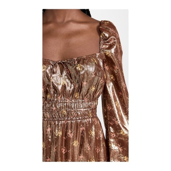 Paige Noah Metallic Dress NWT - Picture 3 of 9